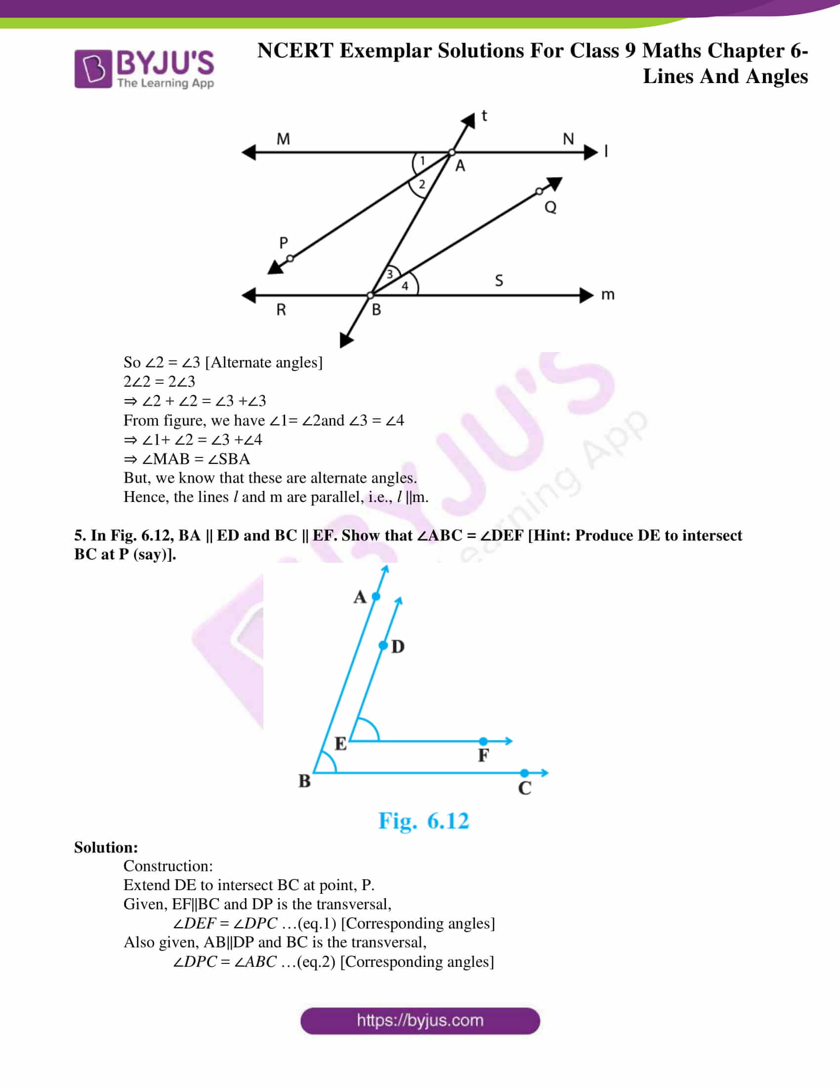 ncert exemplar solution class 9 maths chapter 6 ncert exemplar solution class 9 maths chapter 6