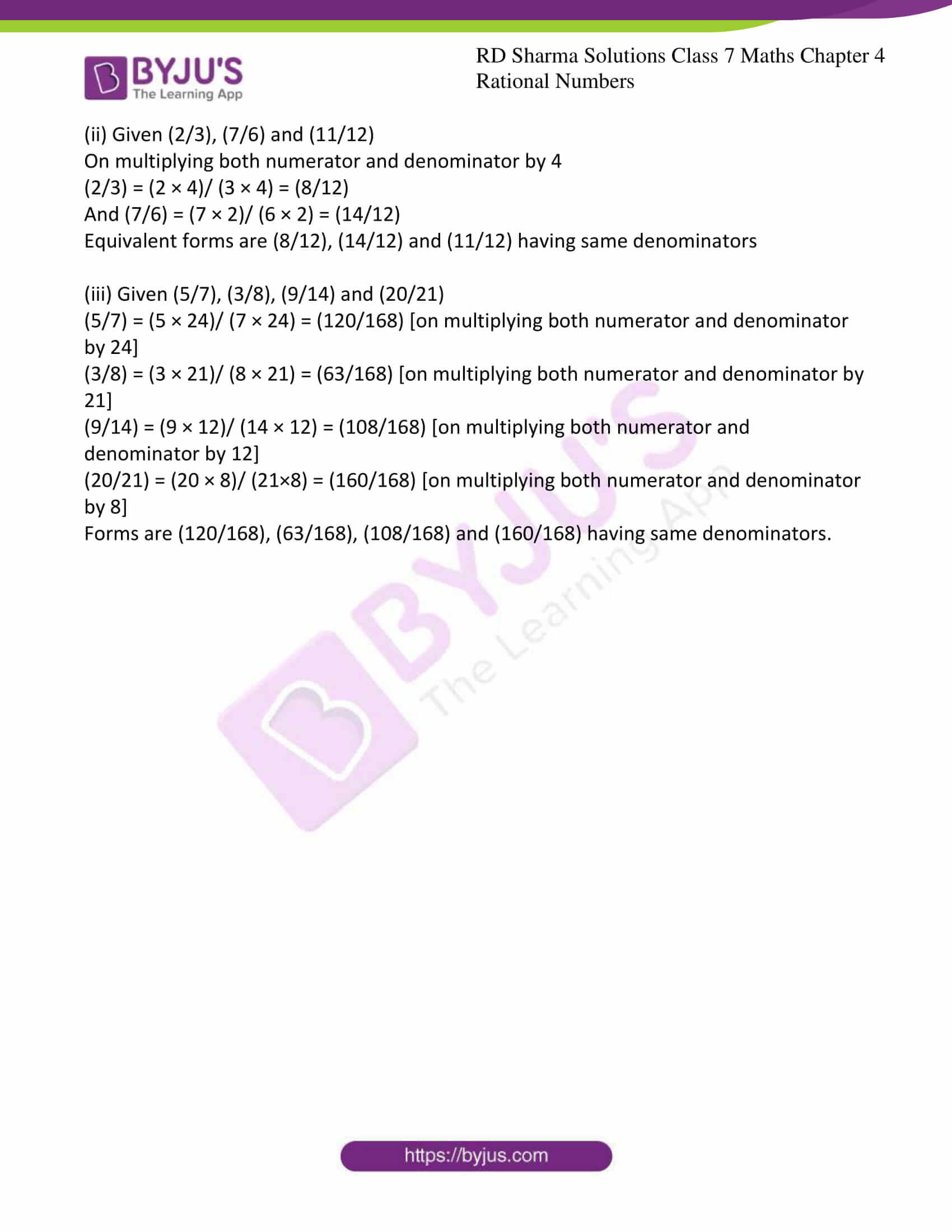 rd sharma class 7 maths chapter 4