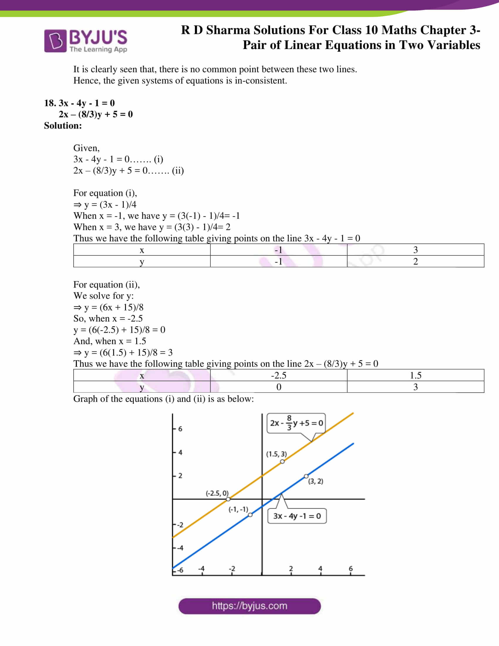 rd sharma solutions for class 10 chapter 3 ex 3.2