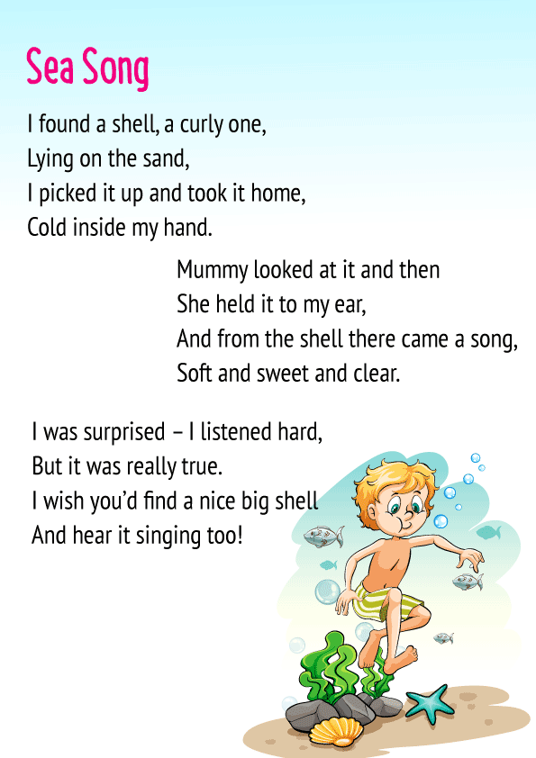 Poem For Class 5th