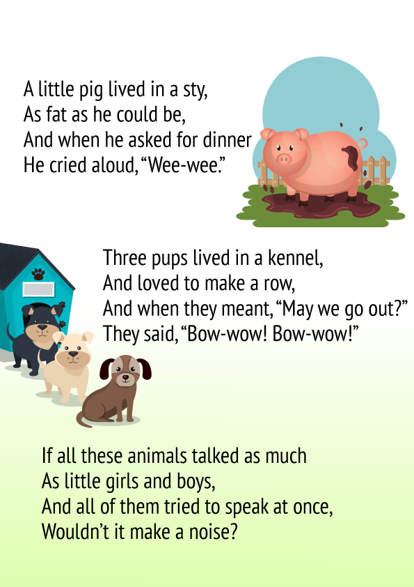 poems for kids about animals