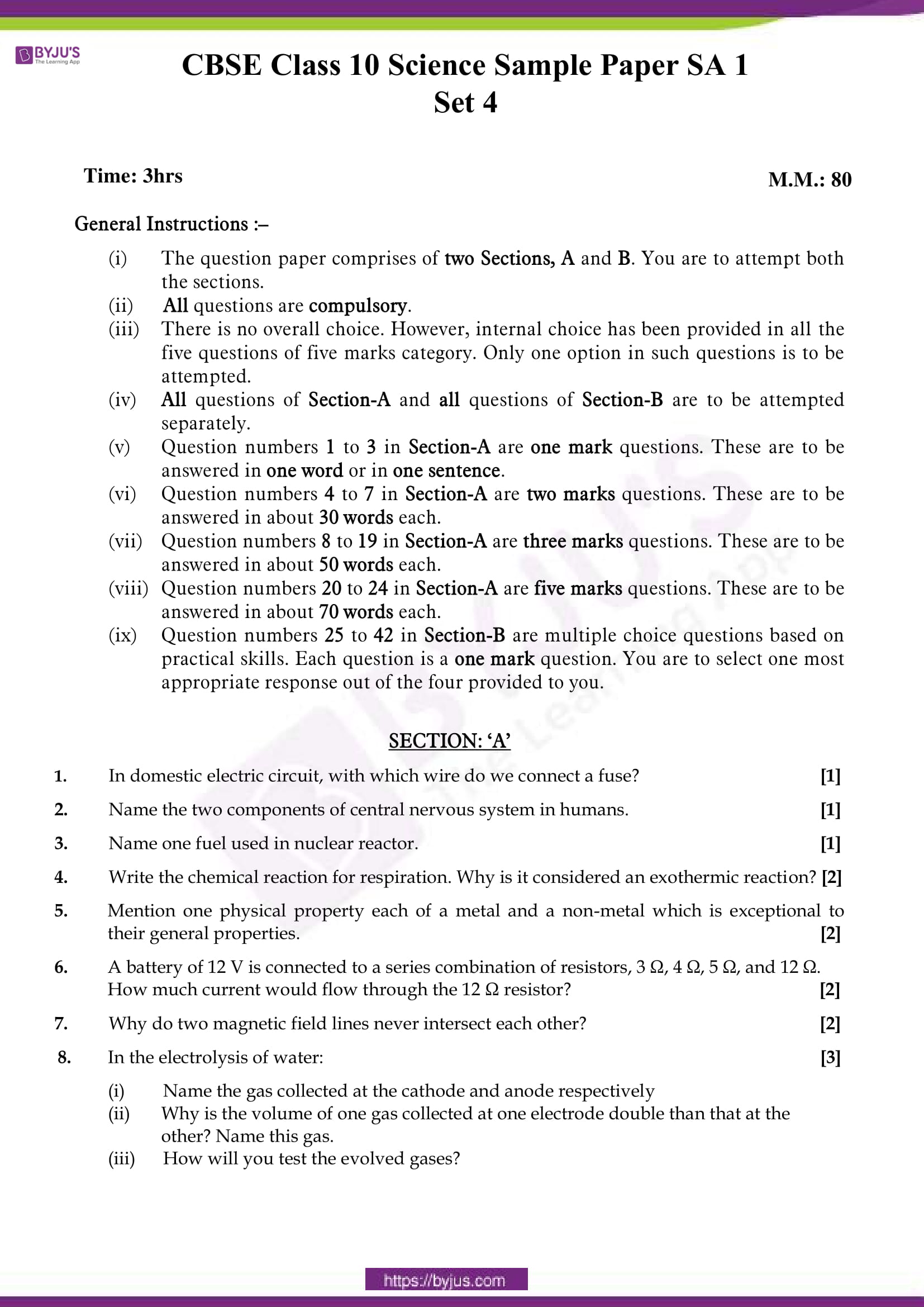 cbse class 10 science chapter 4 case study questions