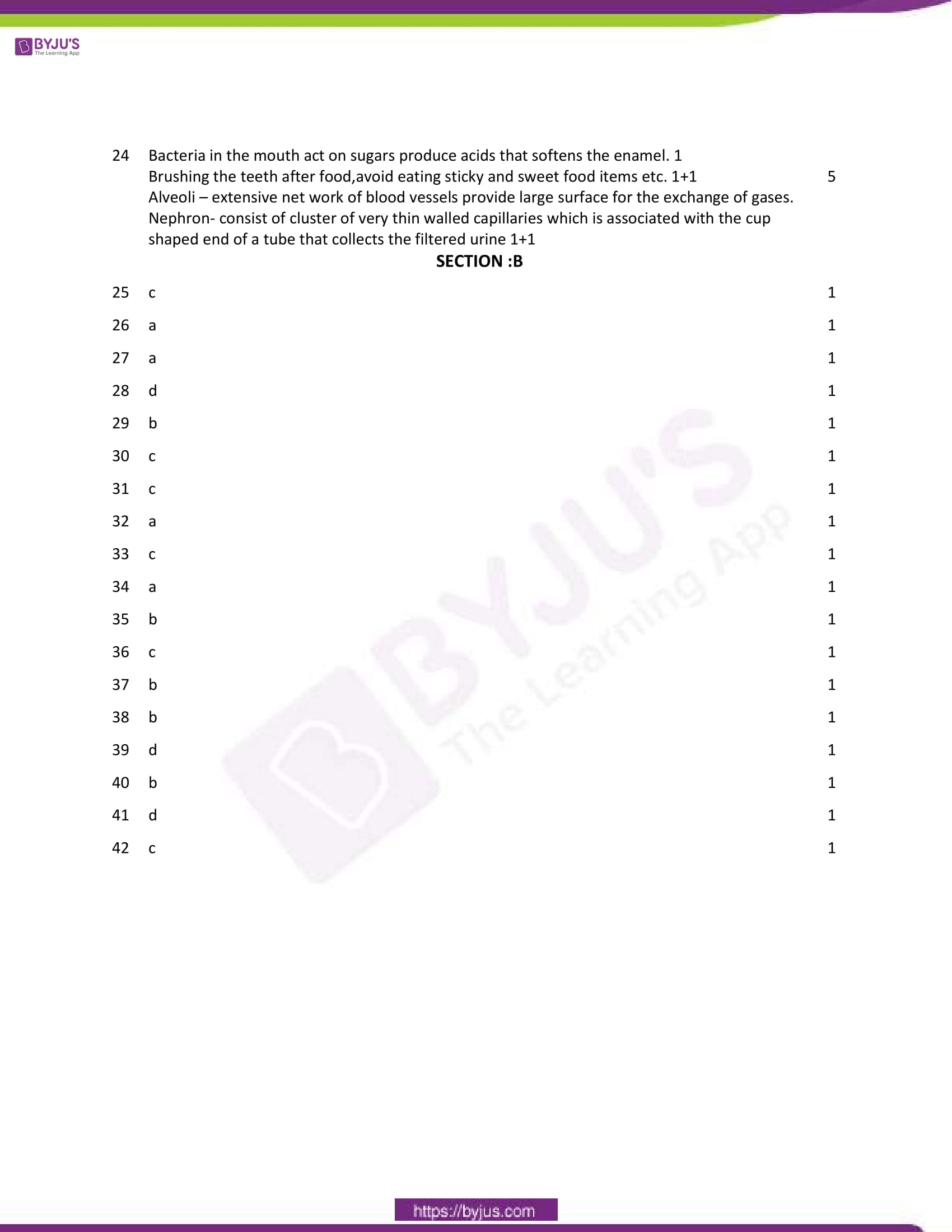 cbse class 10 science sample paper solution sa 1 set 1