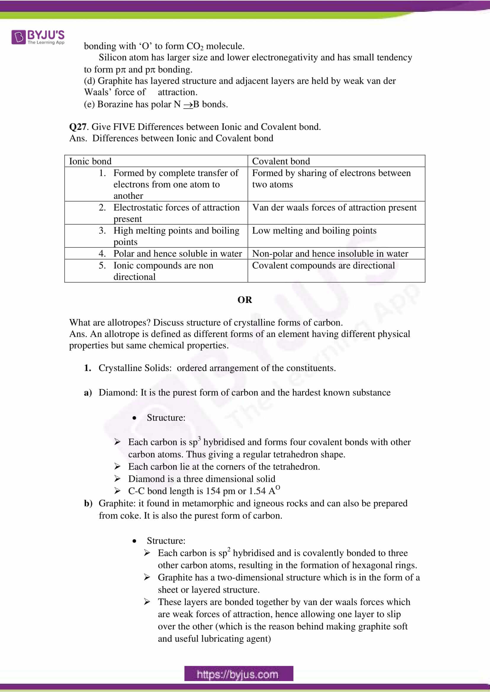 cbse class 11 che sample paper set 1 solution