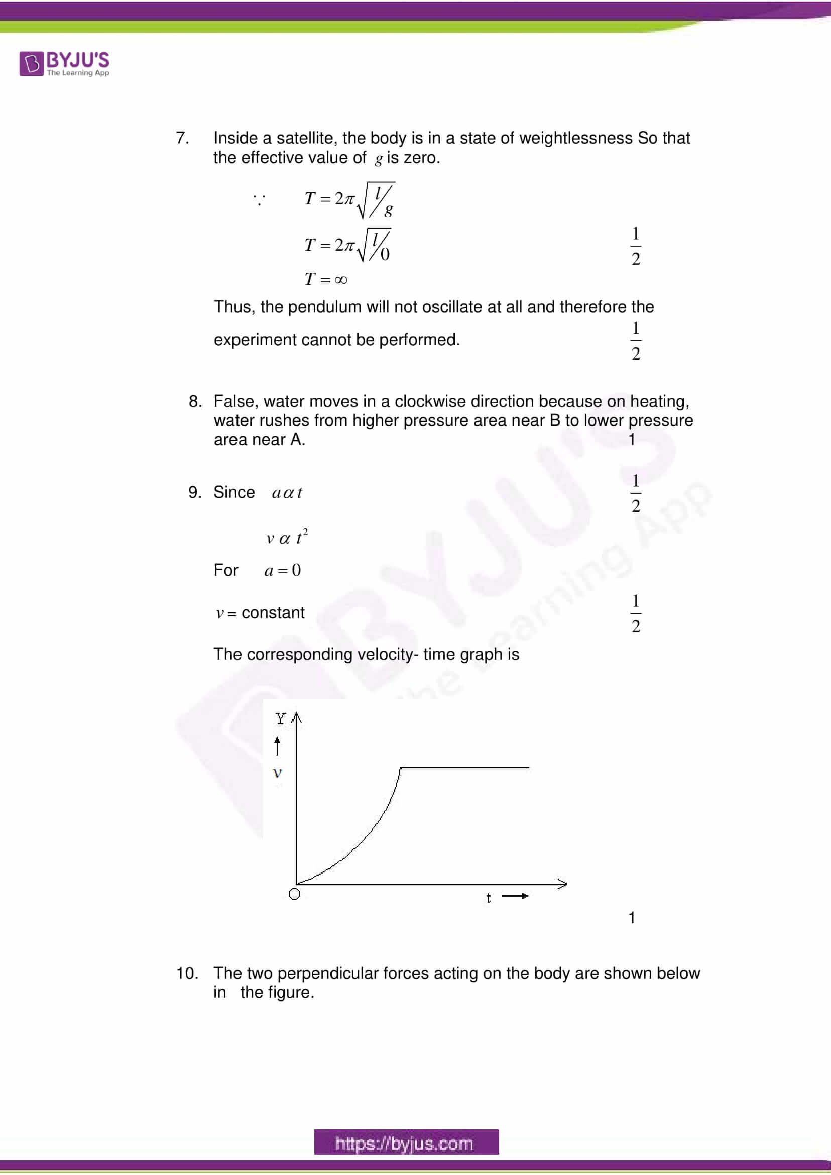 cbse class 11 phy sample paper set 1 solution