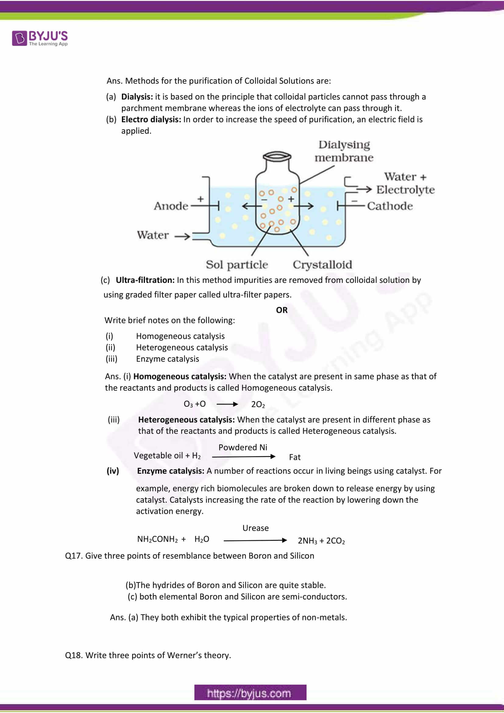 cbse class 12 chemistry sample paper solution set 1