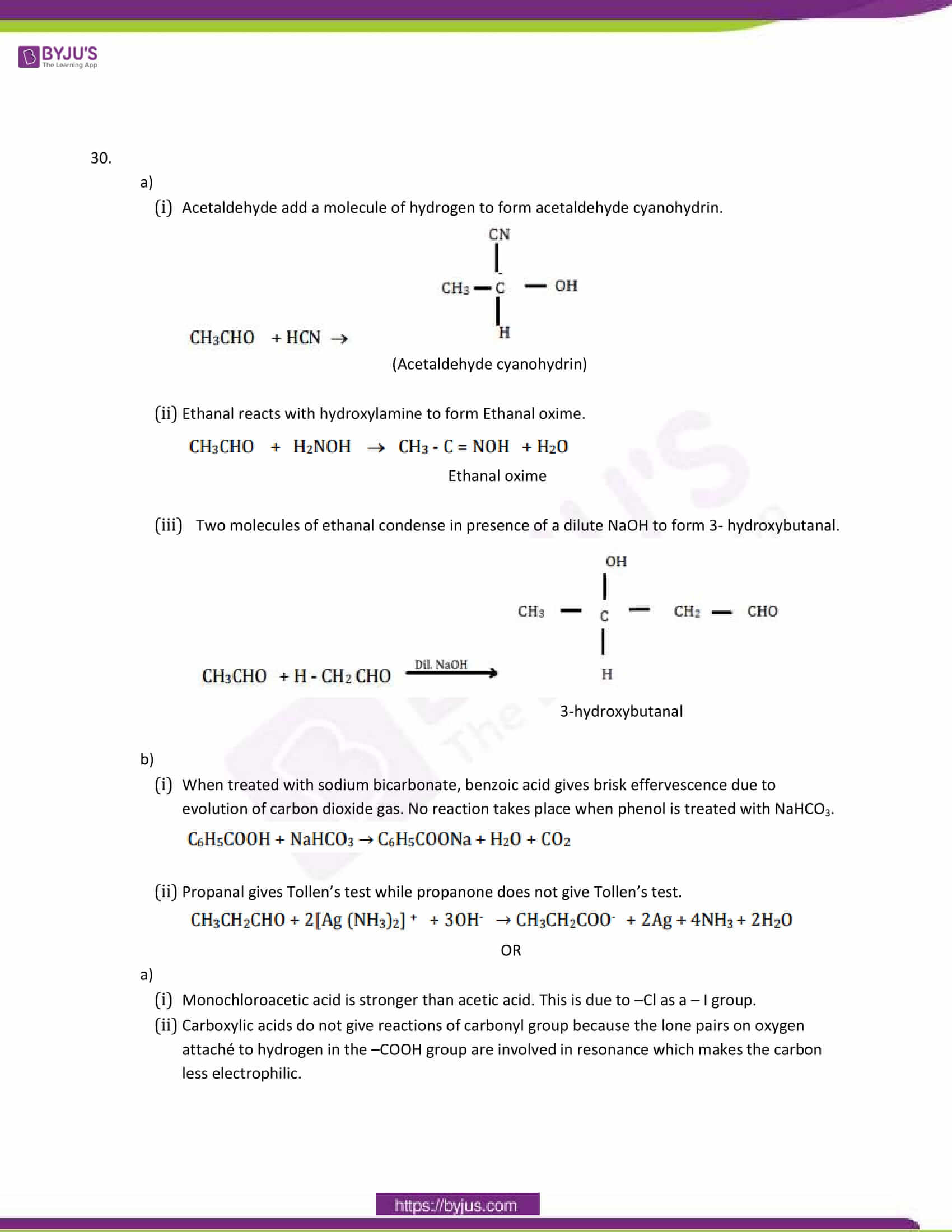 cbse class 12 chemistry sample paper solution set 4