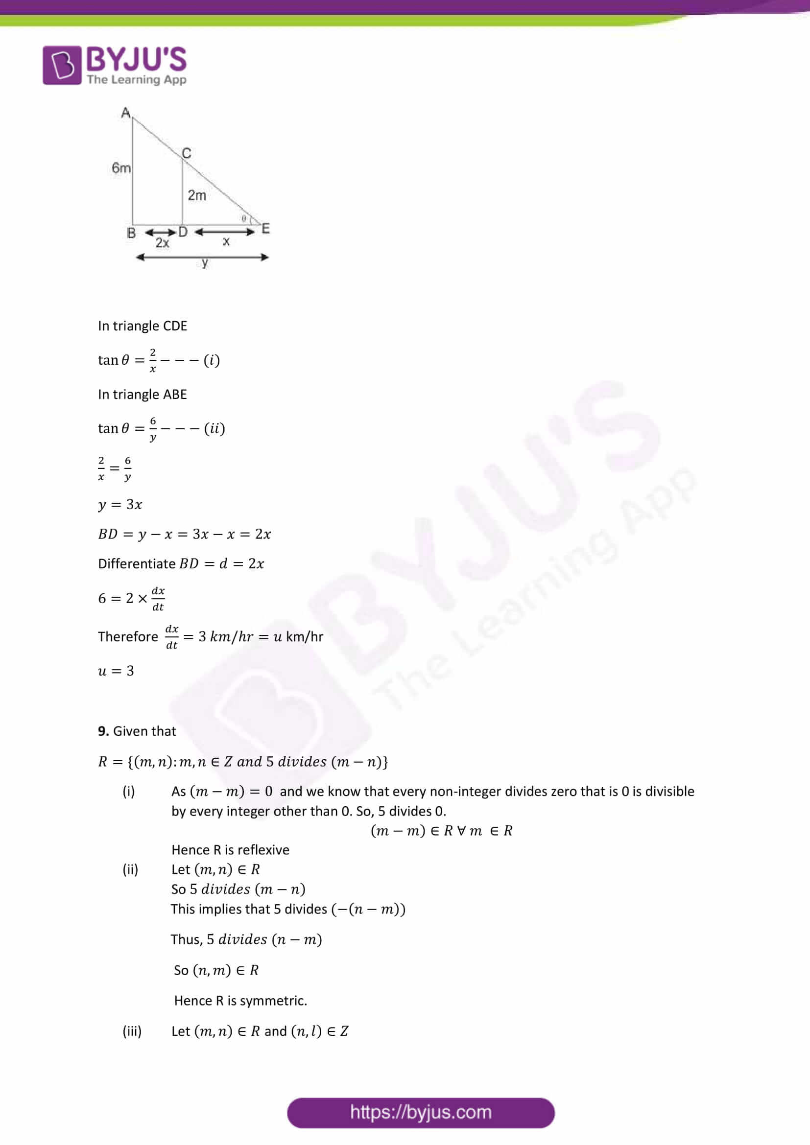 cbse class 12 maths sample paper set 1 solution