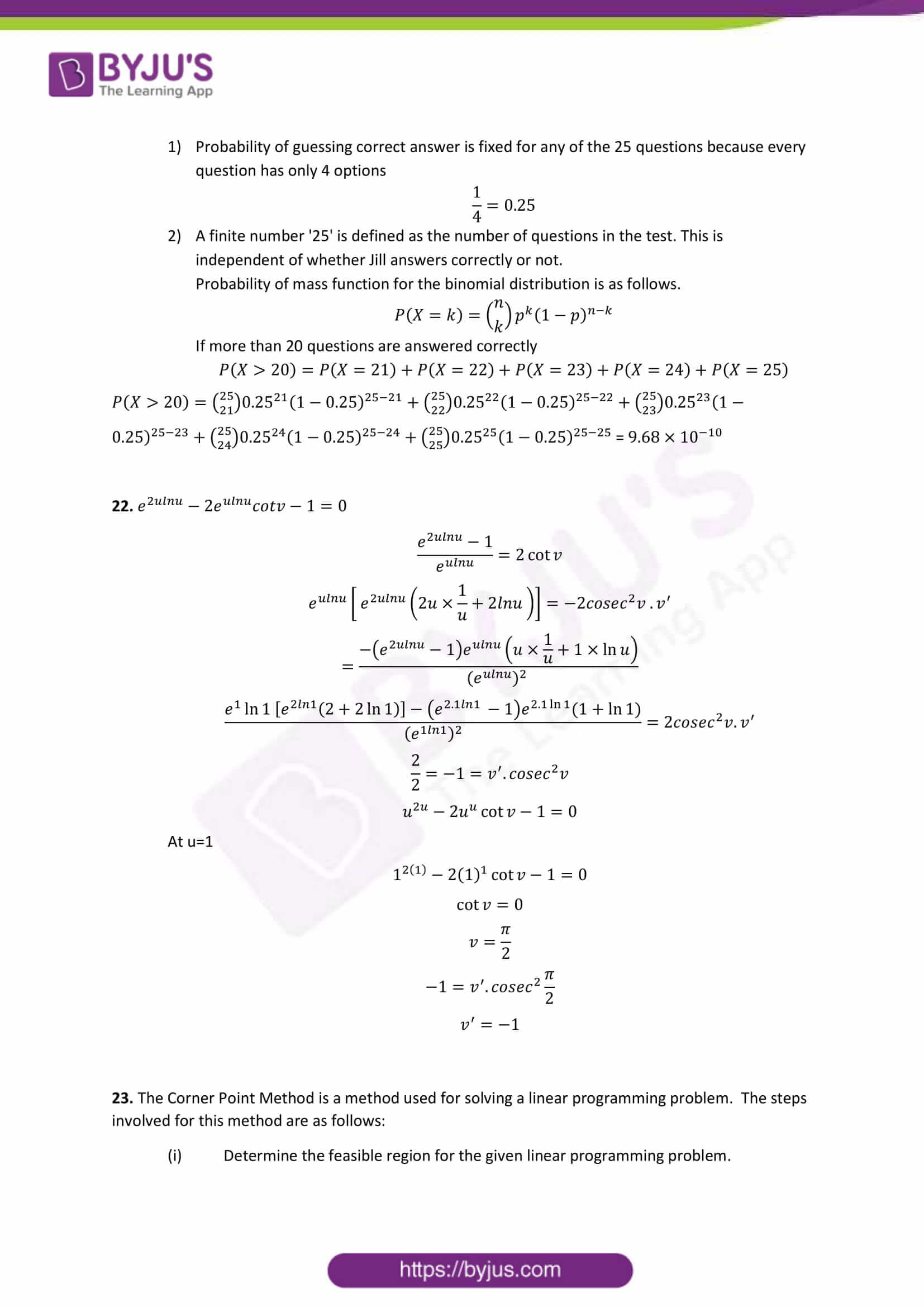 cbse class 12 maths sample paper set 1 solution