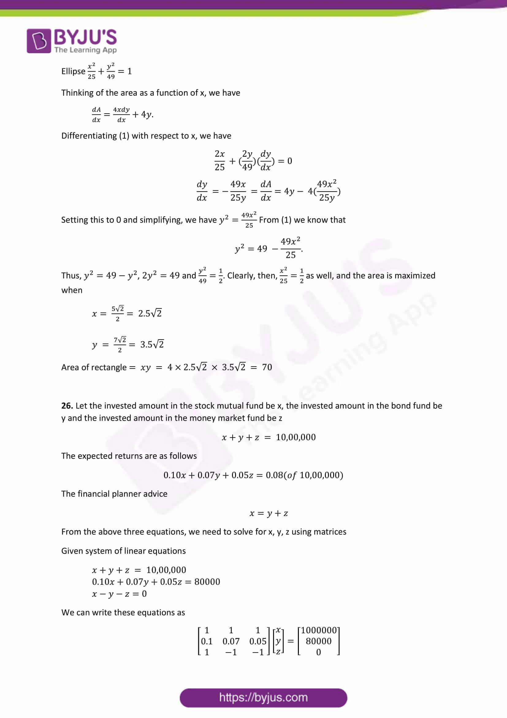 cbse class 12 maths sample paper set 1 solution