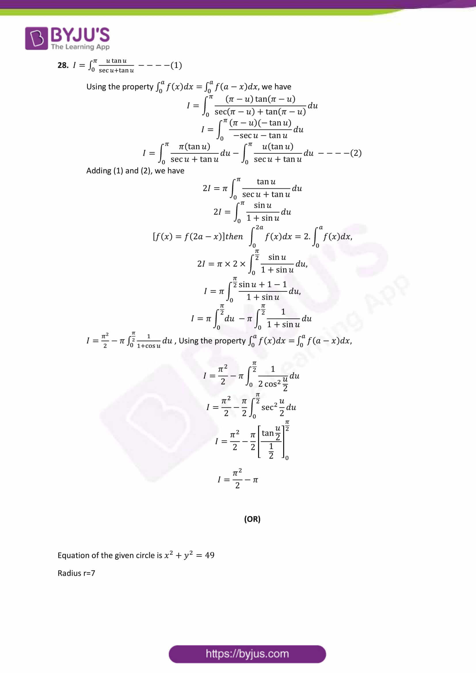 cbse class 12 maths sample paper set 1 solution