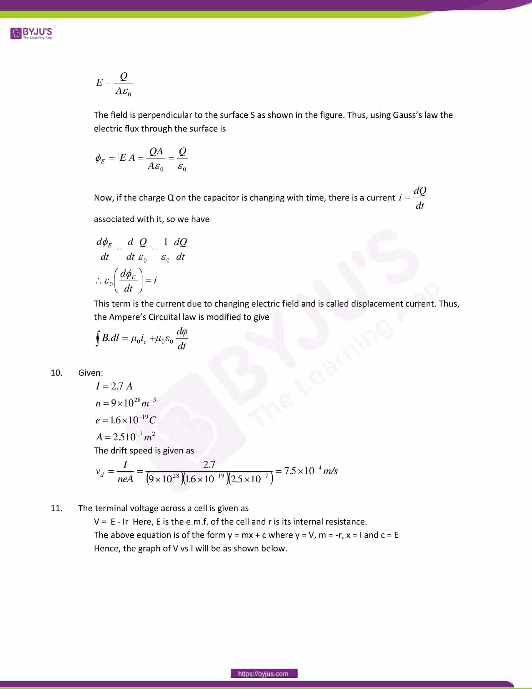 cbse class 12 physics sample paper solution set 2