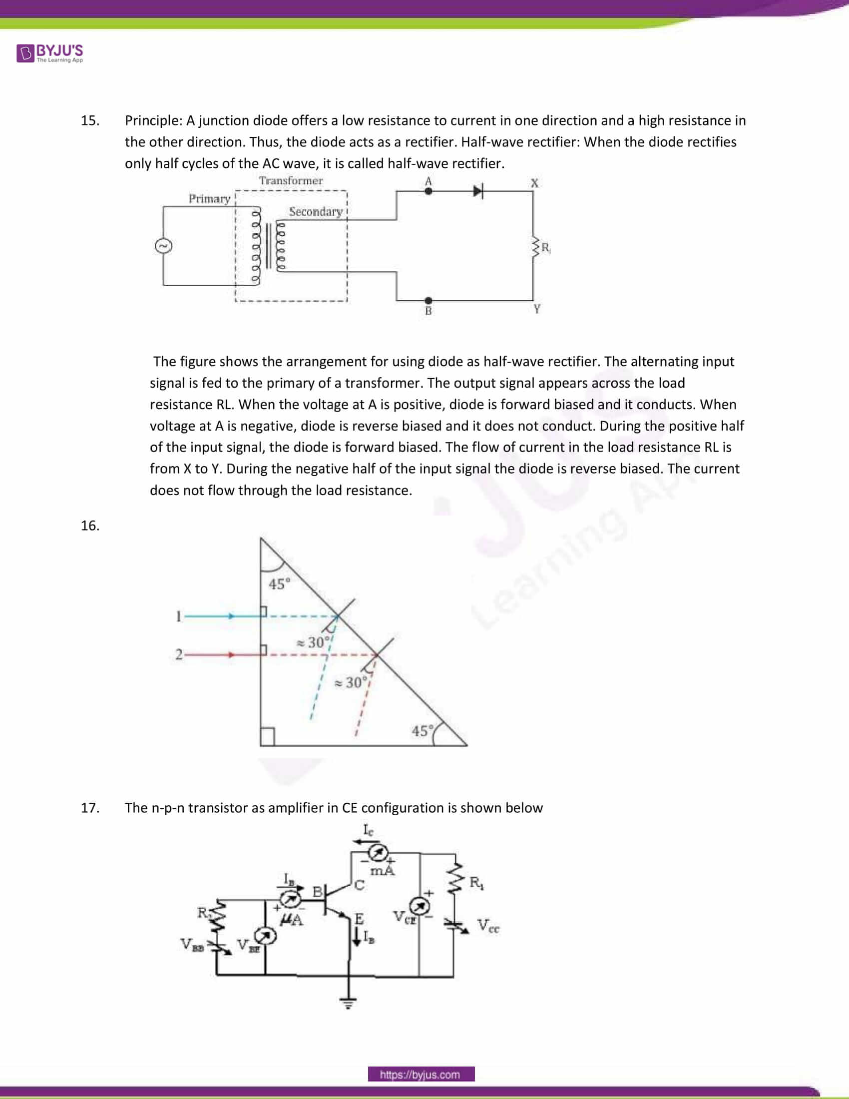 cbse class 12 physics sample paper solution set 2