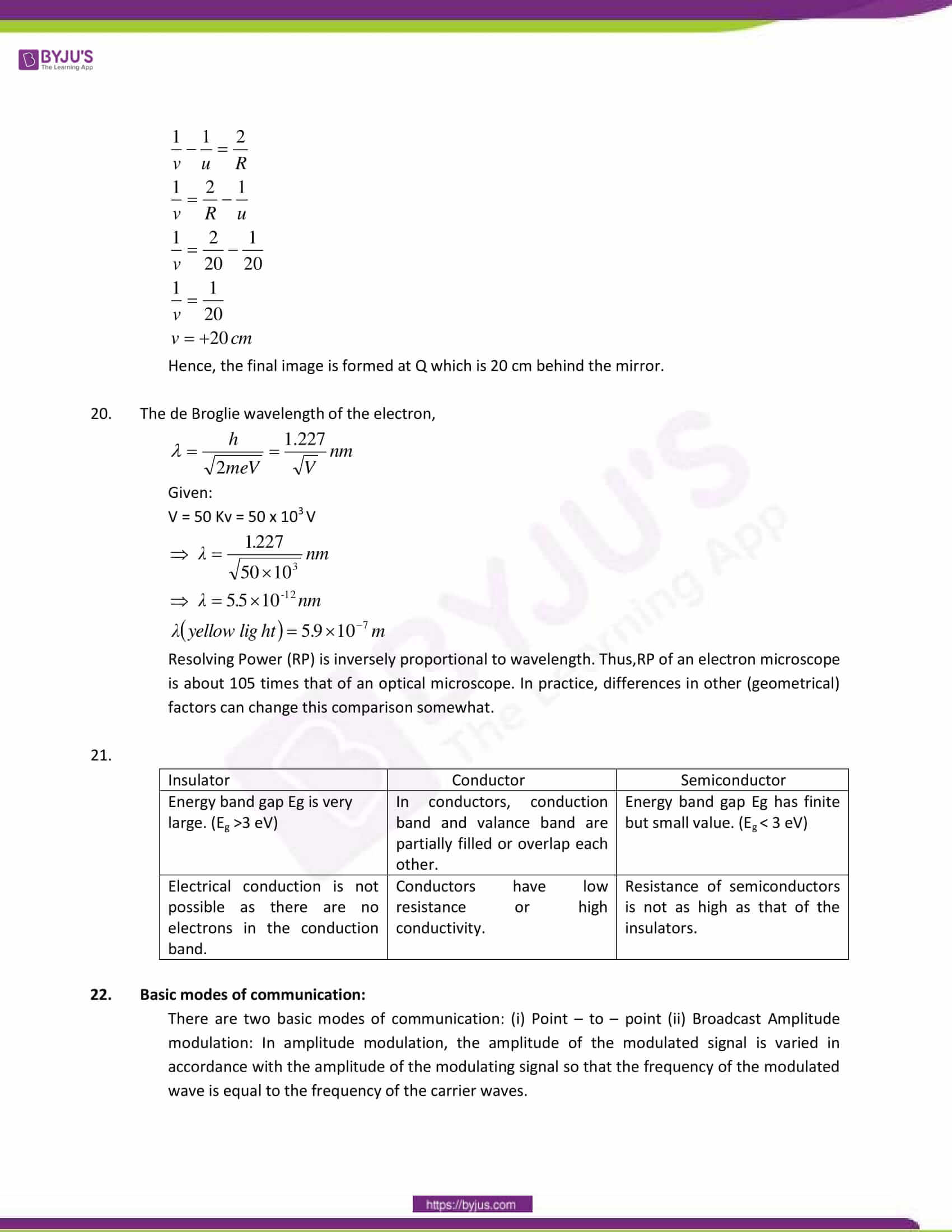 cbse class 12 physics sample paper solution set 2