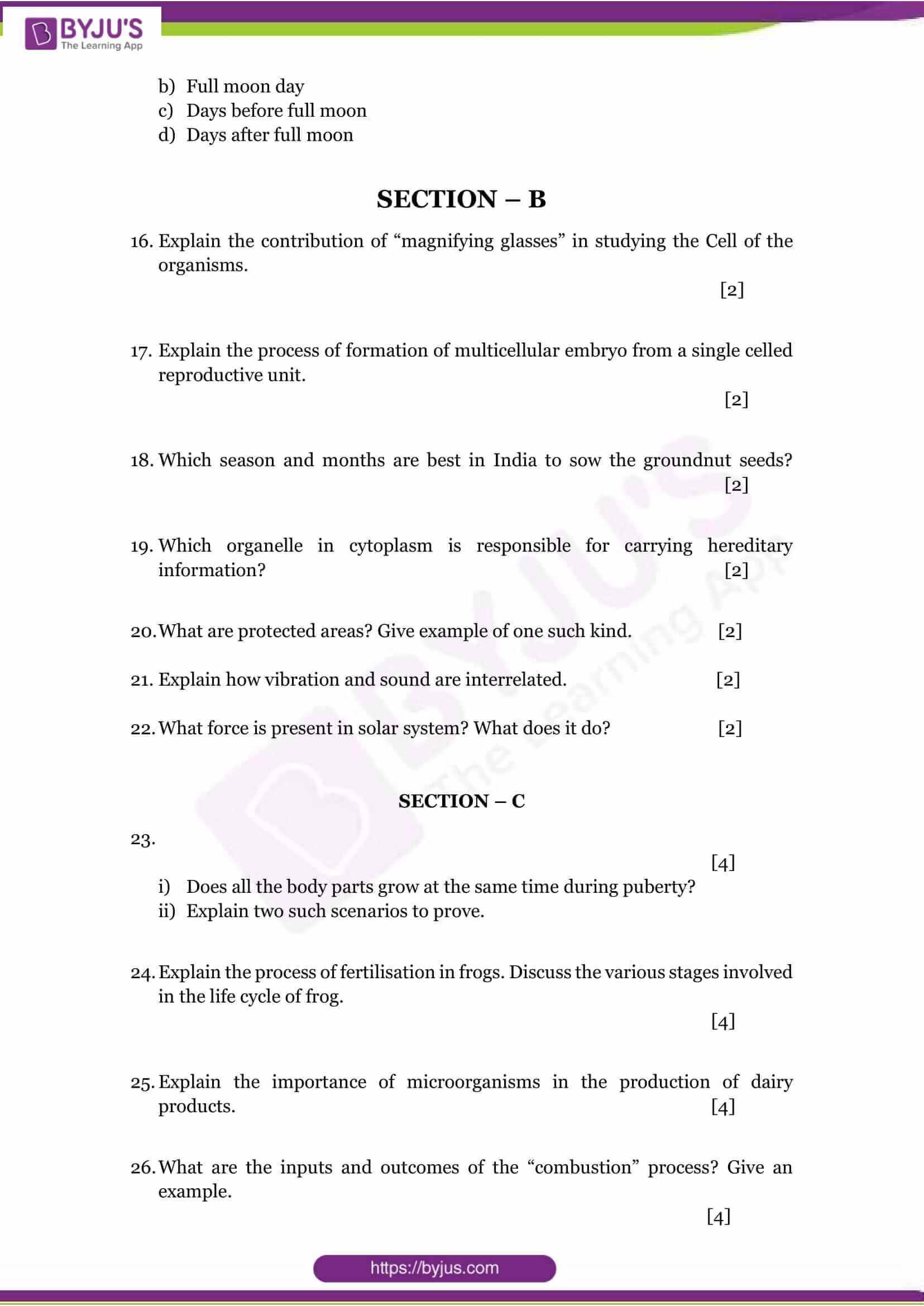 Class 8 Model Paper 2024 Ncert Image To U