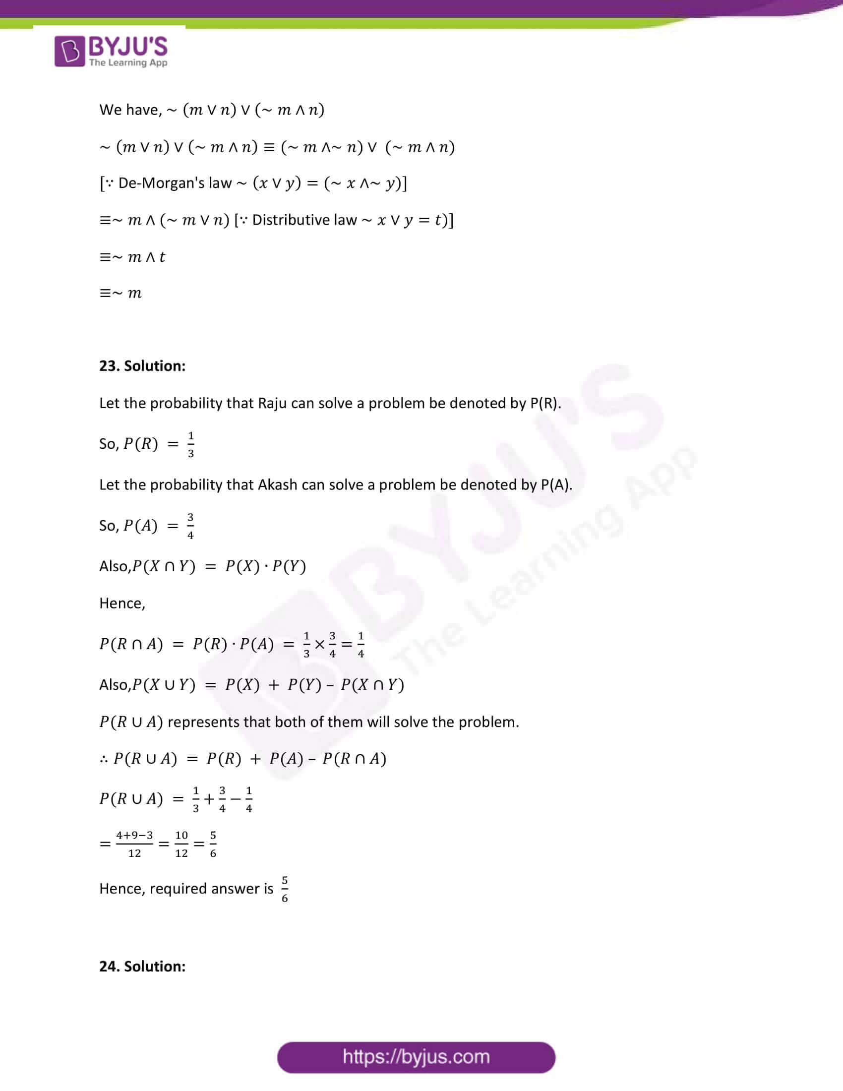 cbse sample paper class 11 maths set 1 solution