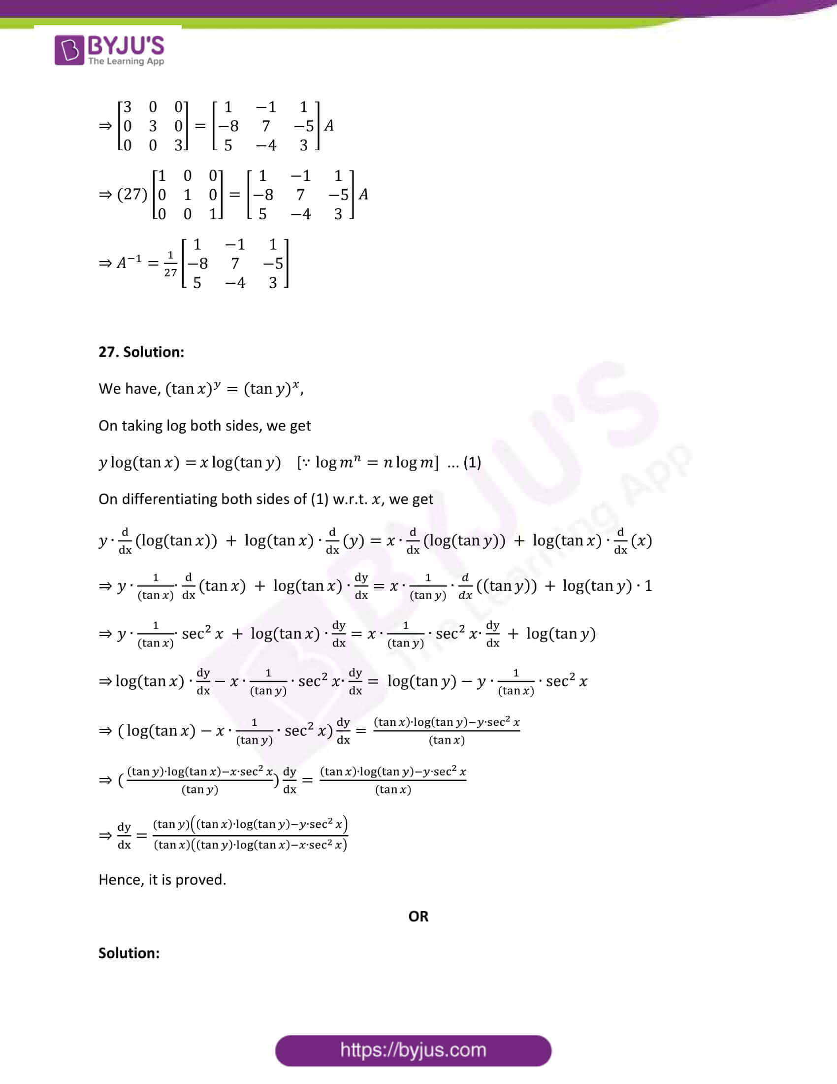 cbse sample paper class 11 maths set 1 solution