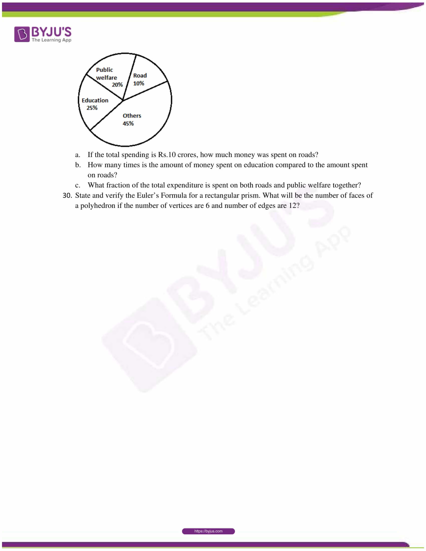 cbse sample paper class 7 maths set 1