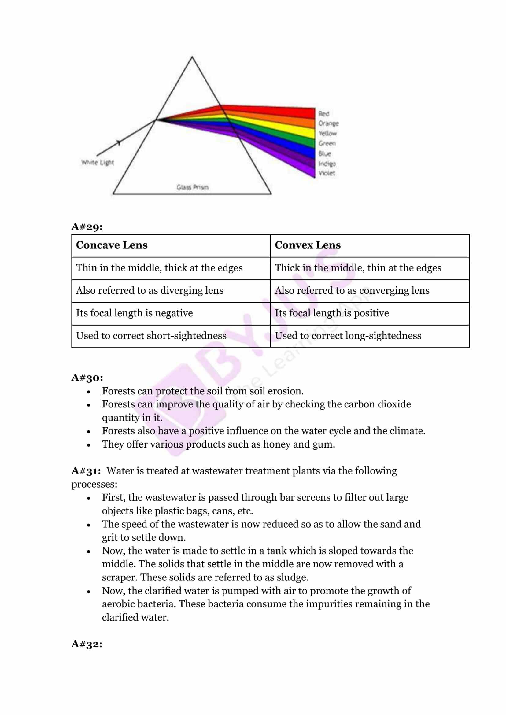 cbse sample paper class 7 science set 1 solutions