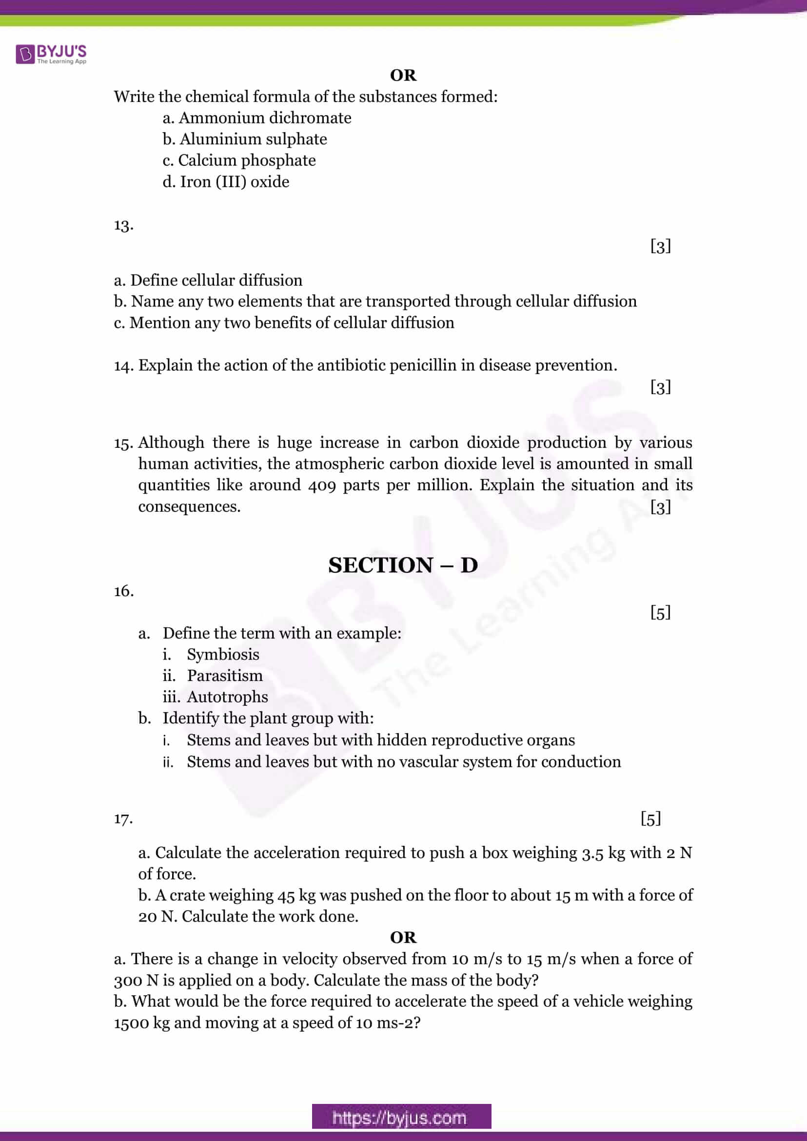 CBSE Syllabus For Class 9 2023 For Term 1 And Term 2 All Subjects