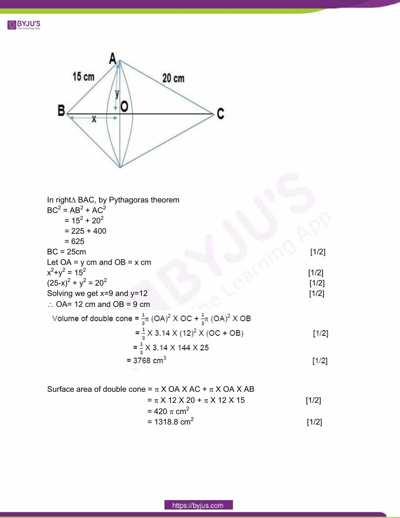 cbse sample paper solution class 10 maths sa 2 set 1