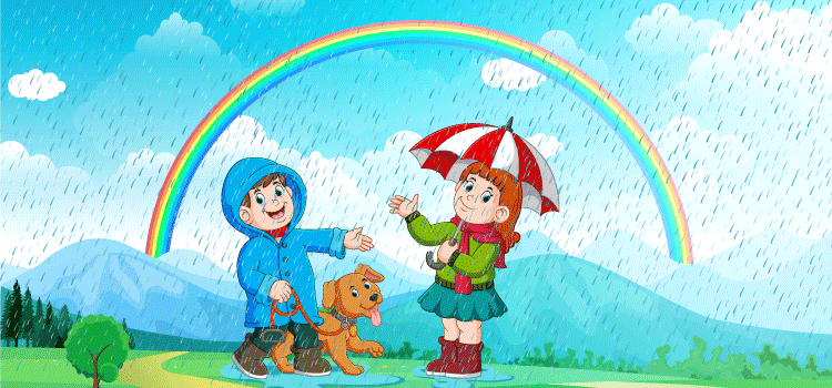 Rainy day drawing for coloring page Free Printable! Nurieworld