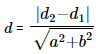 How to find Distance between Two Lines