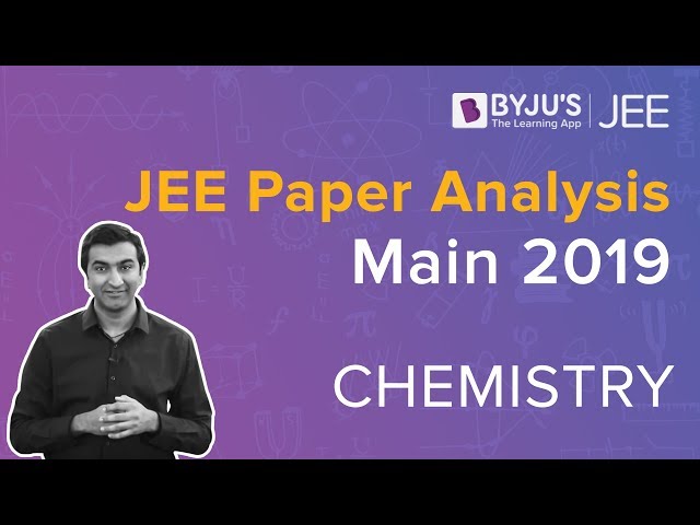 jee mains 2019 chemistry blueprint