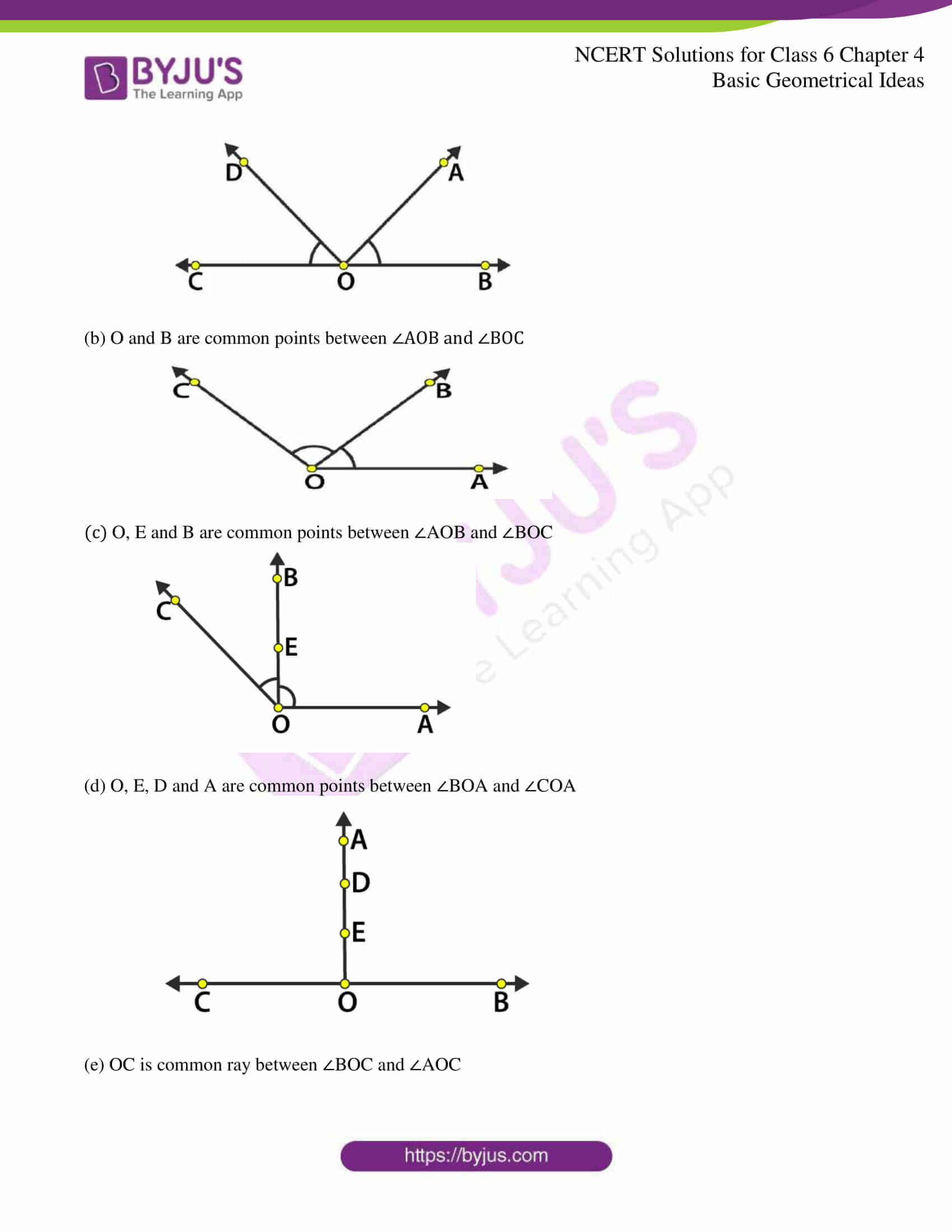 Ncert Solutions Class 6 Maths Chapter 4 Basic Geometrical Ideas Updated For Cbse 2023 24