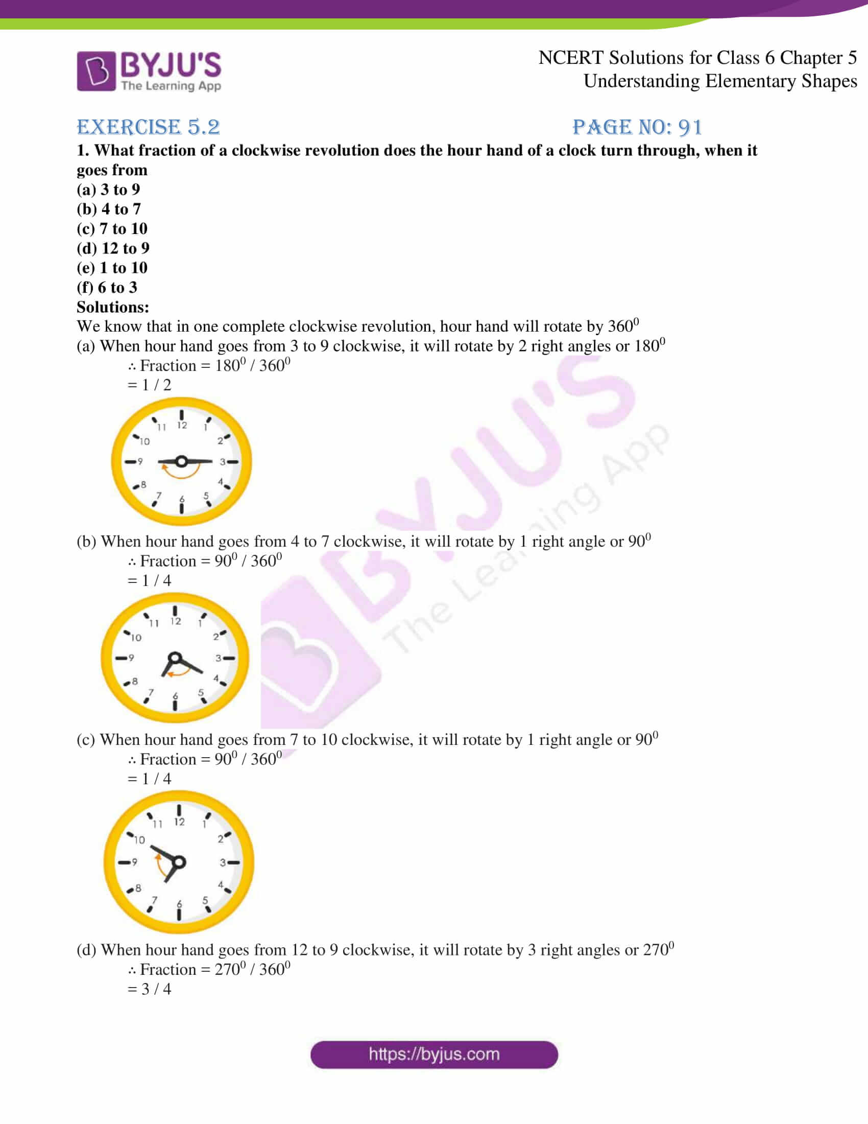 ncert solutions class 6 maths chapter 5 ex 5.2 ncert solutions class 6 maths chapter 5 ex 5.2