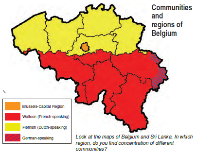 CBSE Notes Class 10 Political Science Chapter 1 Belgium Map