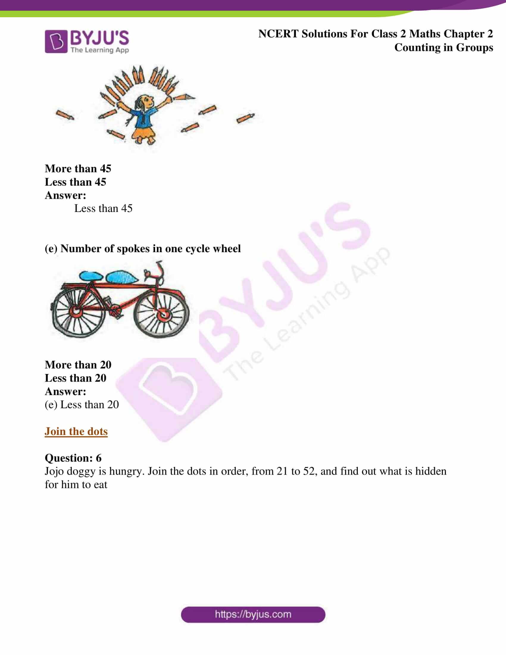 NCERT Solutions for Class 2 Maths Chapter 2 Counting in Groups Download PDF