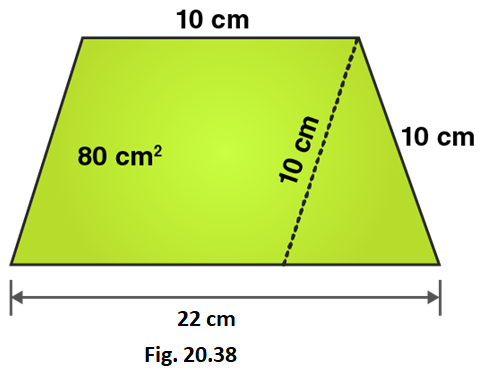 RD Sharma Solutions for Class 8 Maths Chapter 20 – Mensuration – I (Area of a Trapezium and a Polygon) image - 14