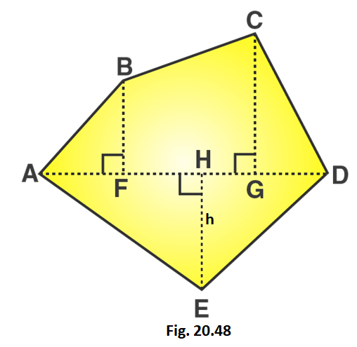 RD Sharma Solutions for Class 8 Maths Chapter 20 – Mensuration – I (Area of a Trapezium and a Polygon) image - 18