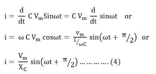 AC Circuit Containing Capacitor Problem