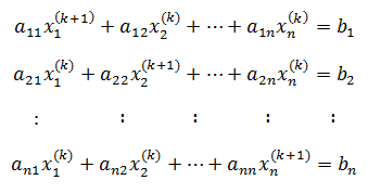 Jacobian Method Formula