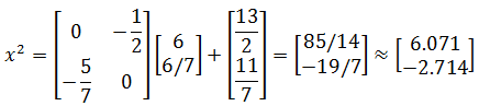 Jacobian Method Solution step 4