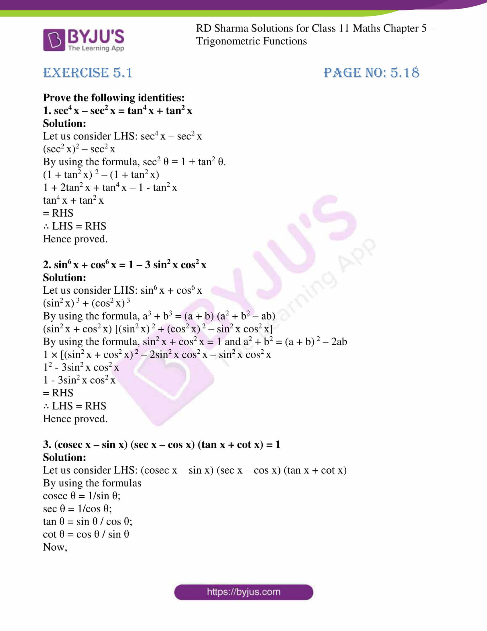 rd sharma class 11 maths ch 5 trigonometric ex 1 01