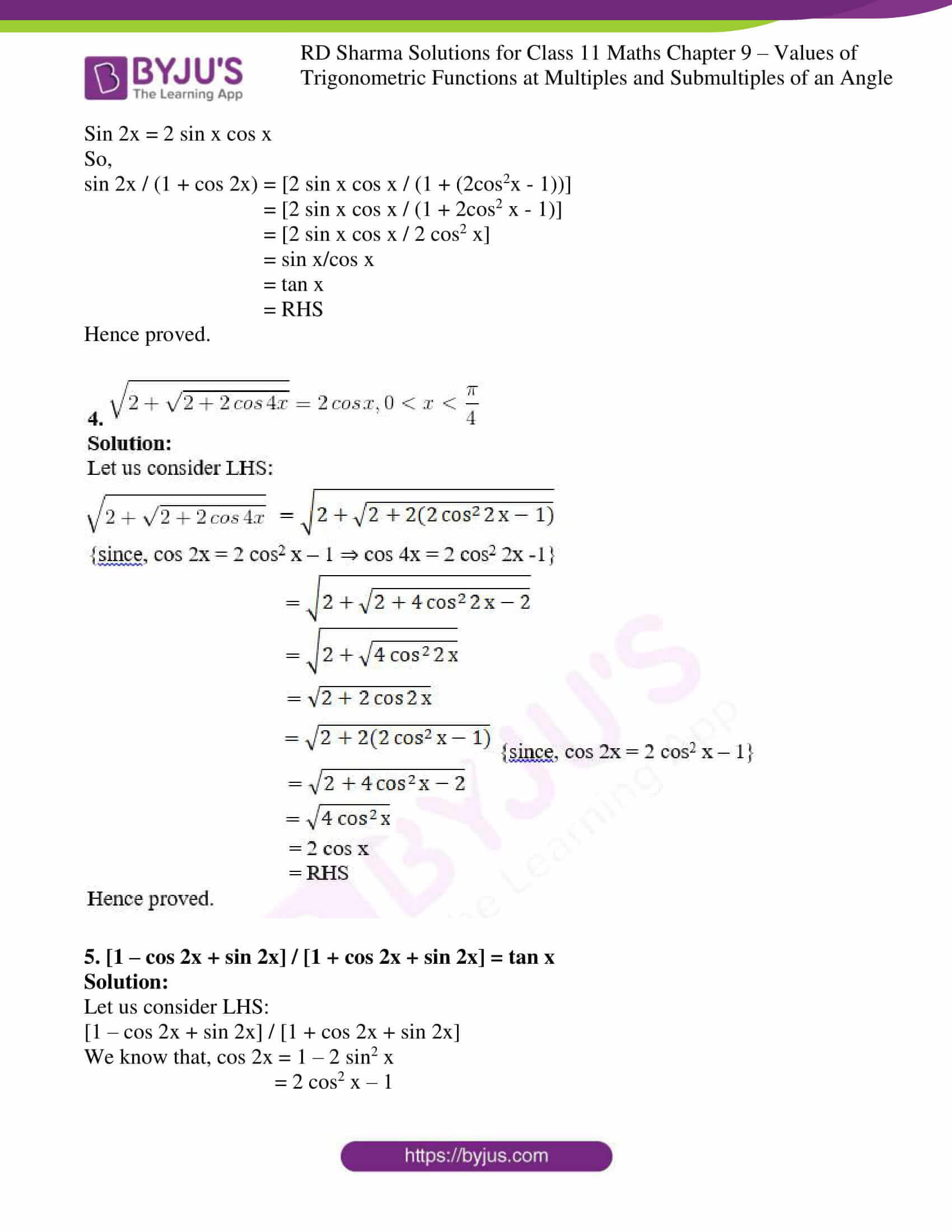 rd sharma class 11 maths ch 9 ex 1 02