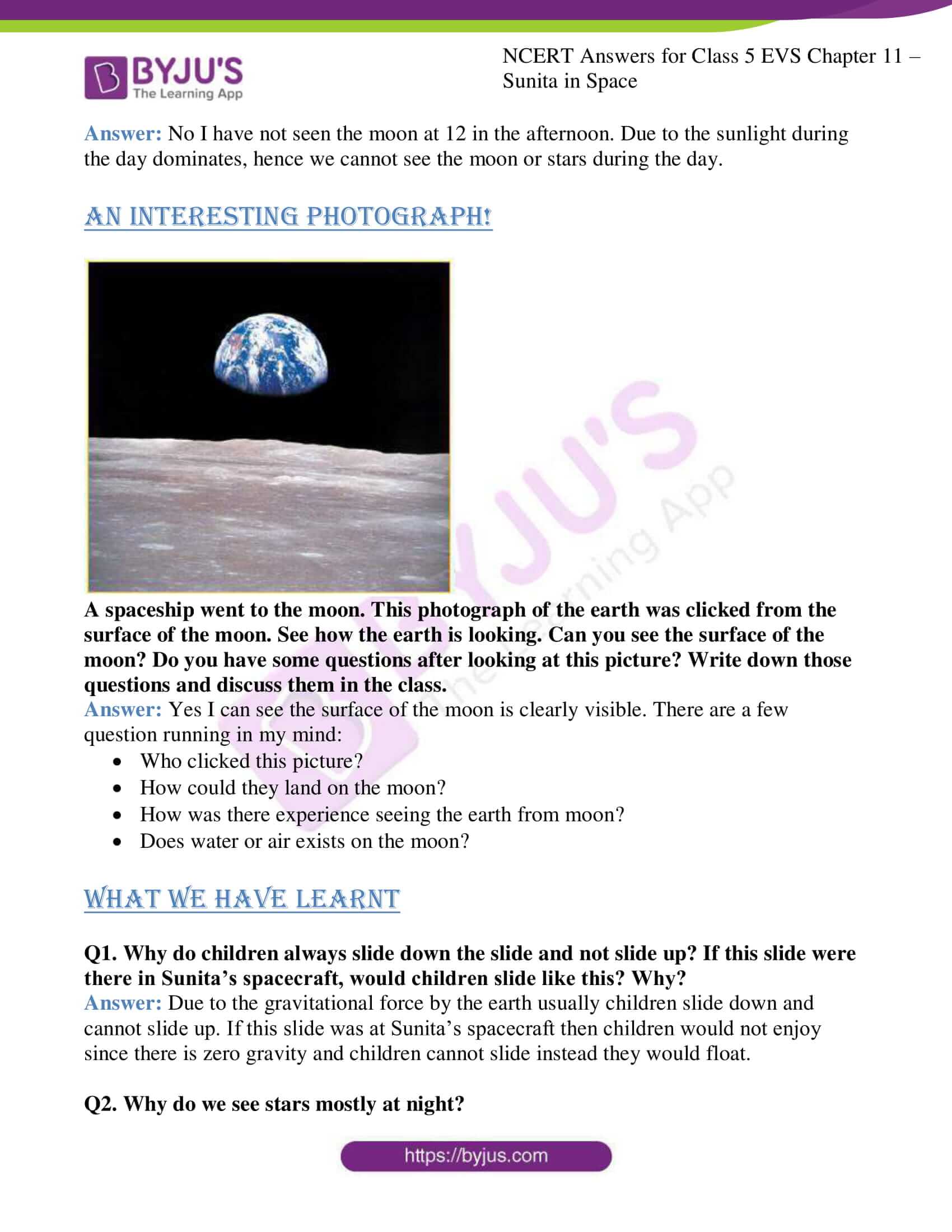 Grade 5 Sunita In Space Worksheet Grade 5 Sunita In Space Worksheet
