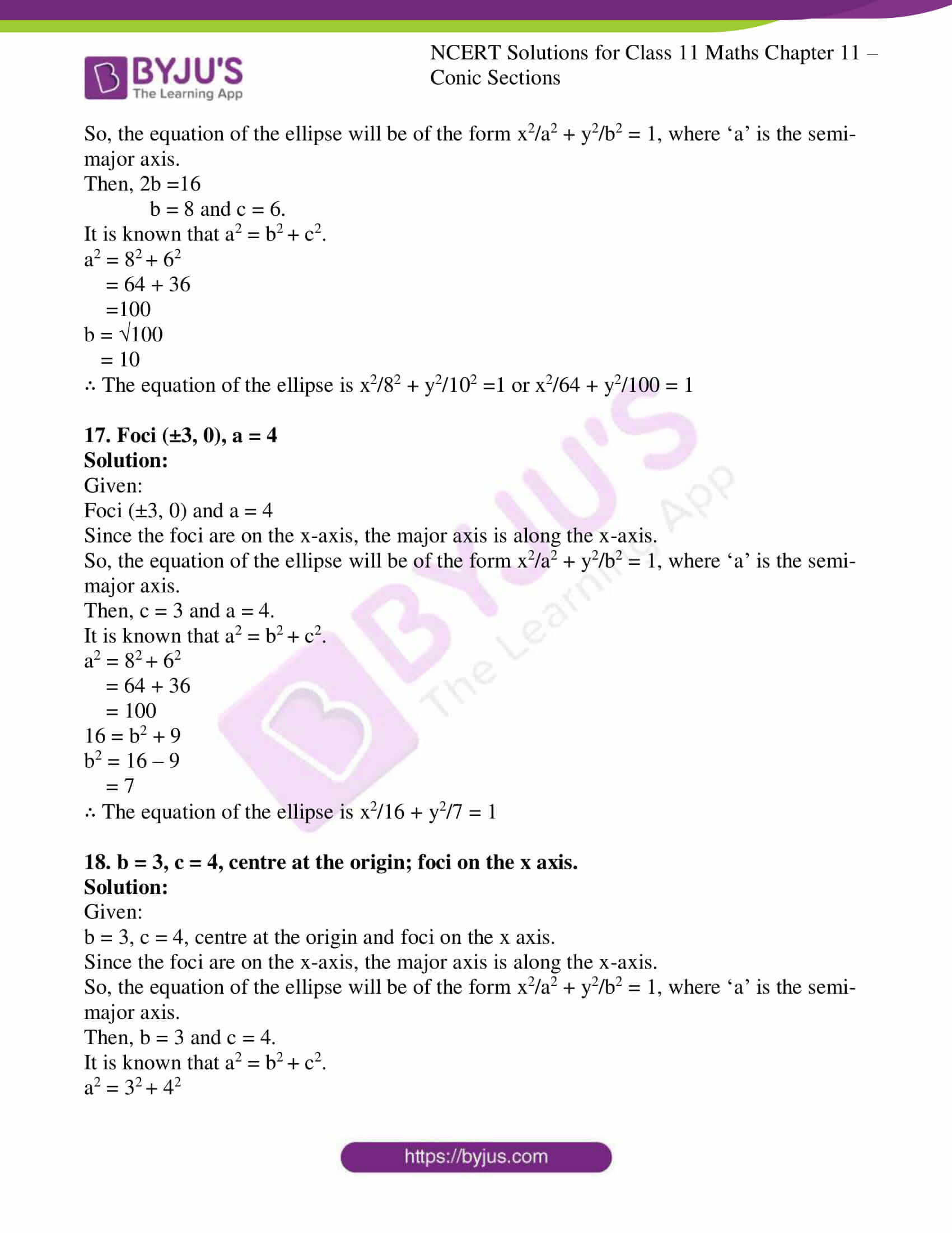 ncert solution class 11 chapter 11 conic sections ex 3 08