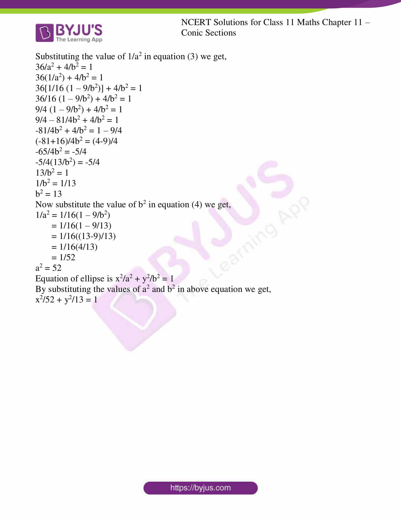 ncert solution class 11 chapter 11 conic sections ex 3 10