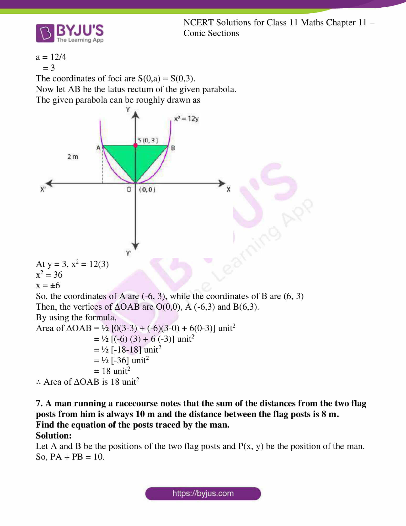 ncert solution class 11 chapter 11 conic sections mis 6