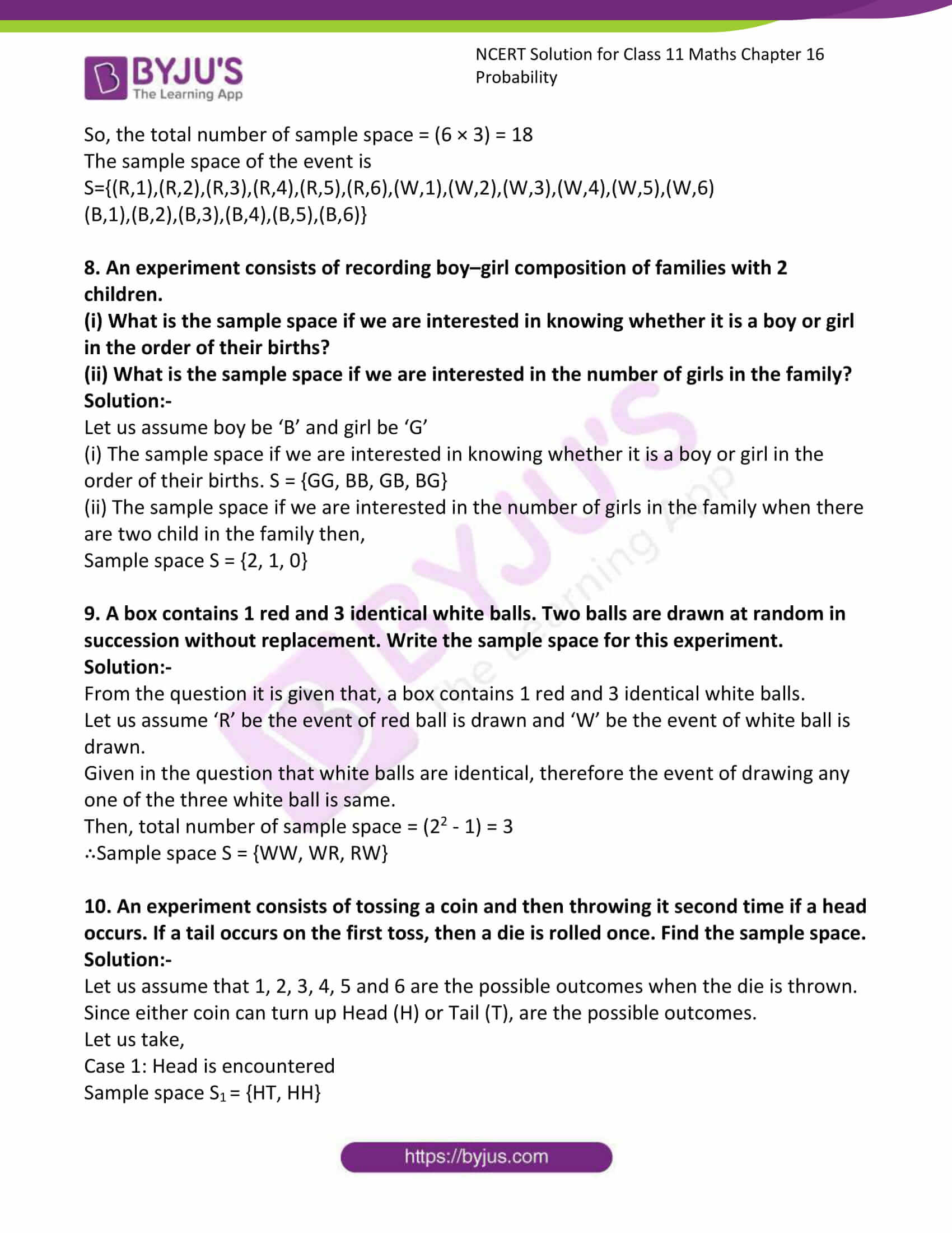 ncert sol class 11 maths ch 16 ex 1 3 ncert sol class 11 maths ch 16 ex 1 3