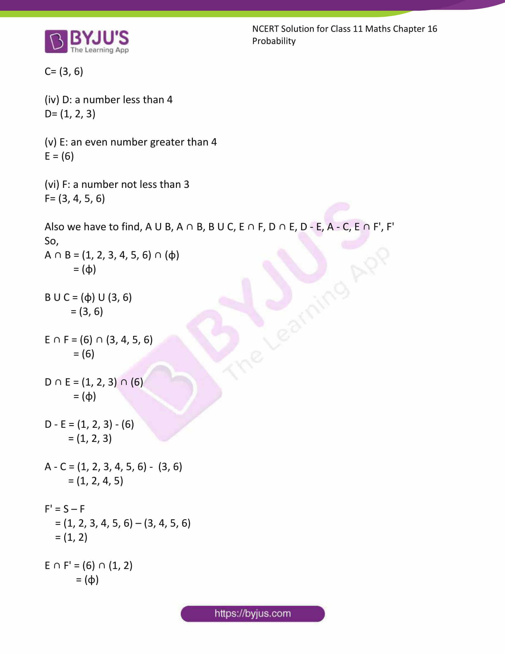 ncert sol class 11 maths ch 16 ex 2 02 ncert sol class 11 maths ch 16 ex 2 02