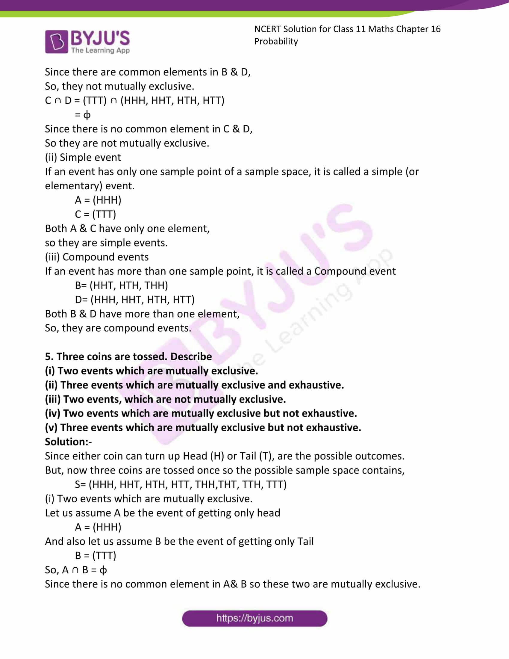 ncert sol class 11 maths ch 16 ex 2 05 ncert sol class 11 maths ch 16 ex 2 05