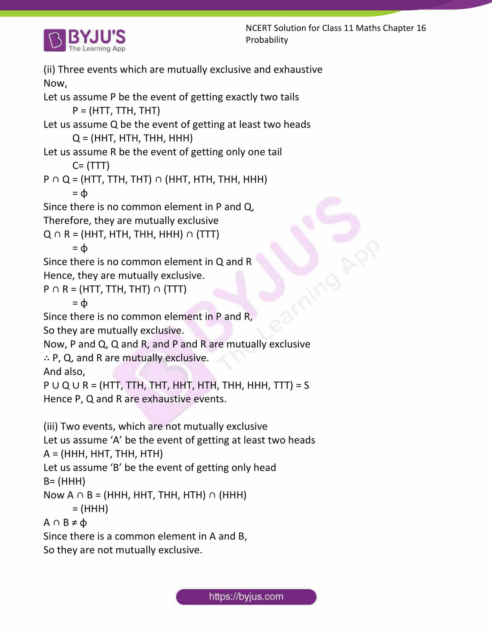 ncert sol class 11 maths ch 16 ex 2 06 ncert sol class 11 maths ch 16 ex 2 06