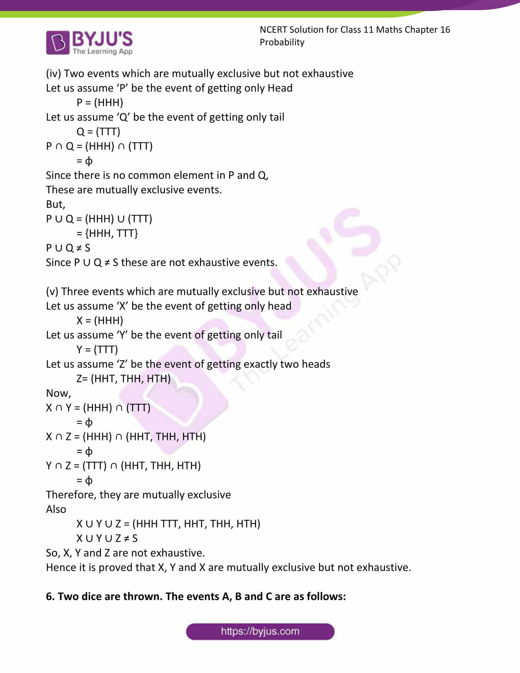 ncert sol class 11 maths ch 16 ex 2 07 ncert sol class 11 maths ch 16 ex 2 07