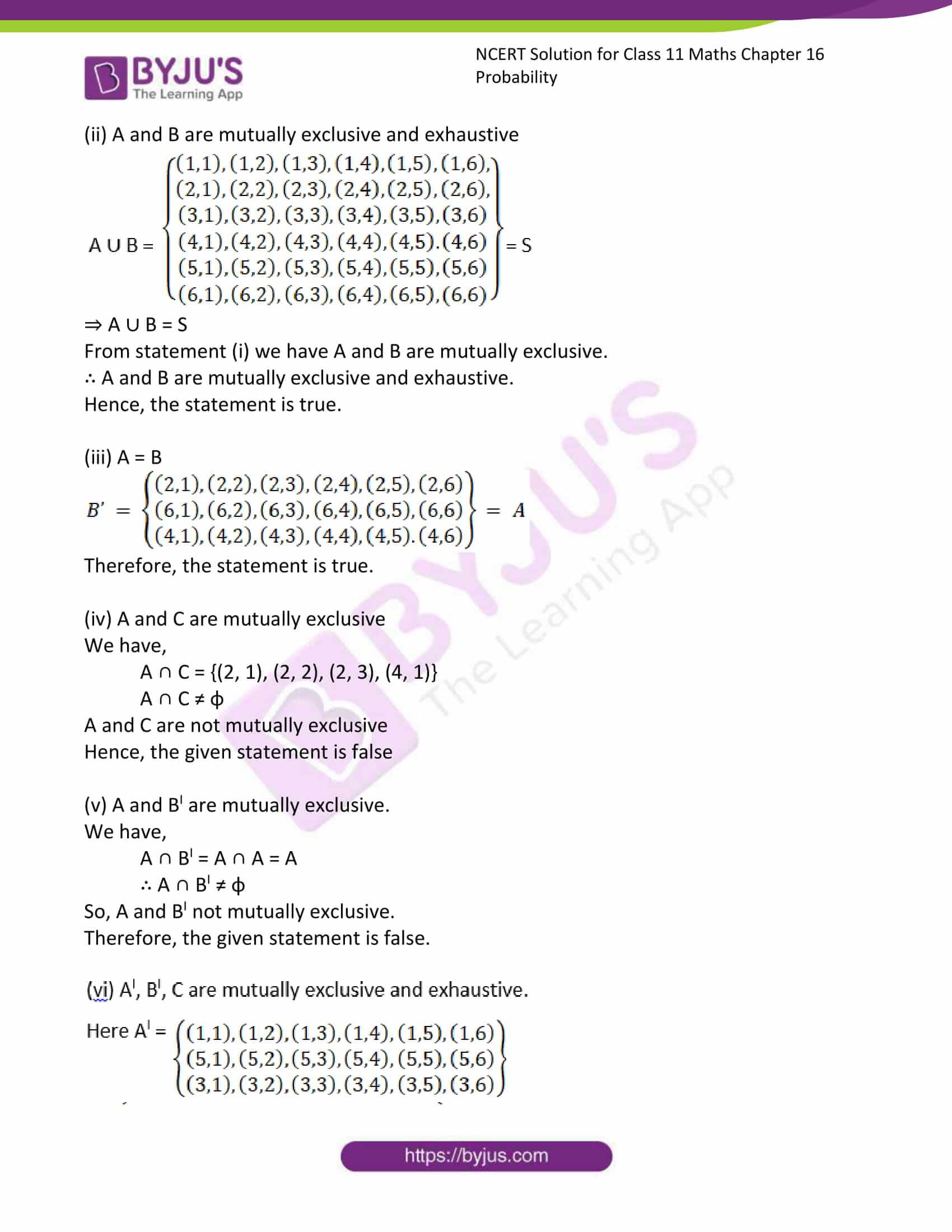 ncert sol class 11 maths ch 16 ex 2 11 ncert sol class 11 maths ch 16 ex 2 11