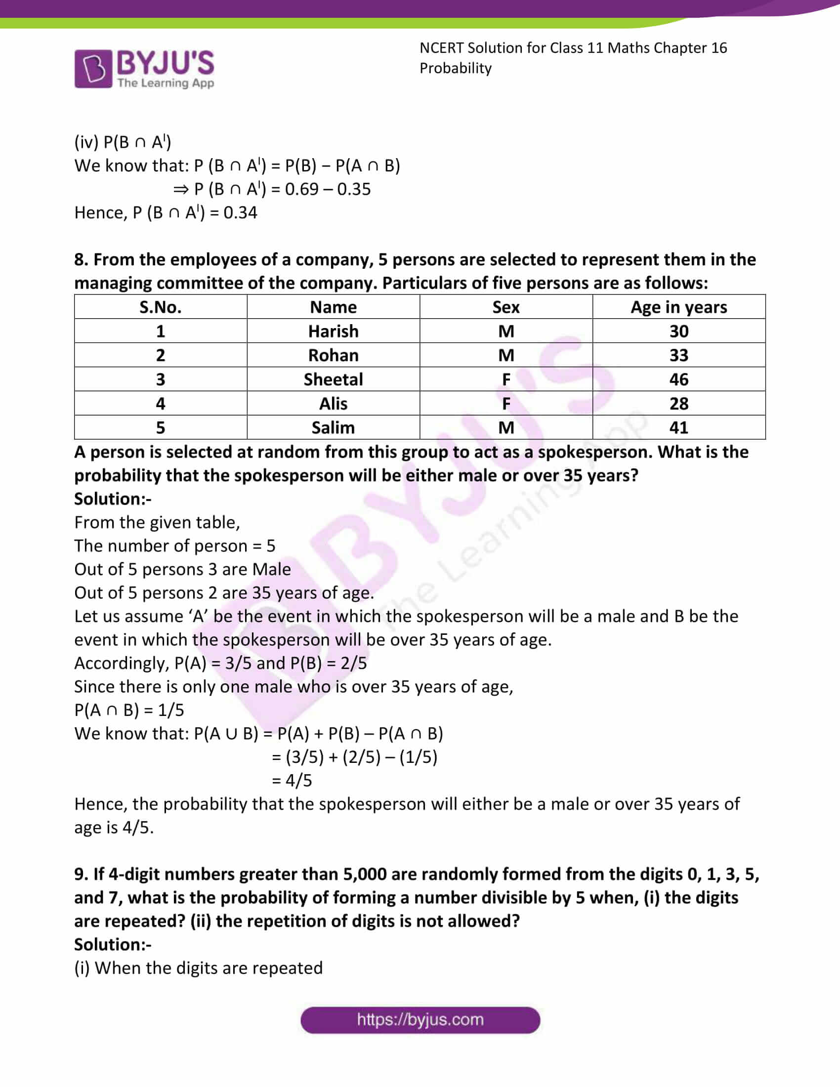 ncert sol class 11 maths ch 16 ex misc 5 ncert sol class 11 maths ch 16 ex misc 5